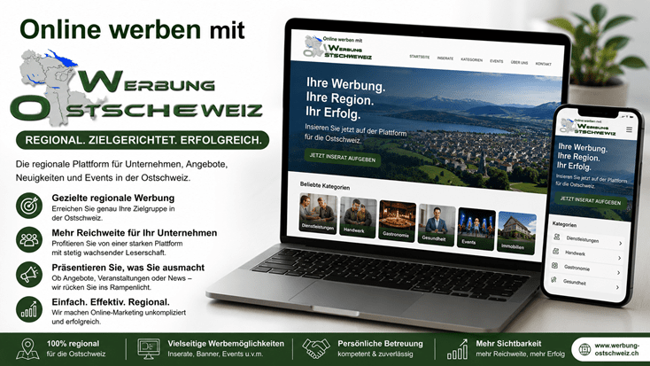 Online werben für die Ostschweiz