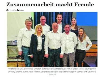 Bild aus Artikel Elgger/Aadorfer Zeitung - Emanuela Manzari 